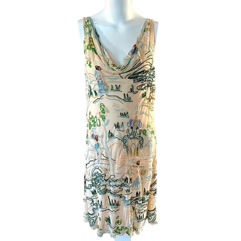 Agent Provacateur Soirée Silk Beaded EMIKO Dress - Picture 4 of 10